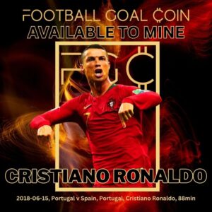 Football Goal Coin, Sports token, Football Crypto, Christiano Ronaldo