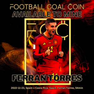 Football Goal Coin, Sports token, Football based Crypto, Image Card