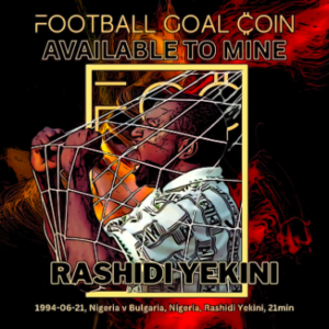 Football Goal Coin, Sports token, Football based Crypto, Image Card