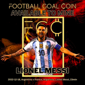 Football Goal Coin, Sports token, Football based Crypto, Image Card